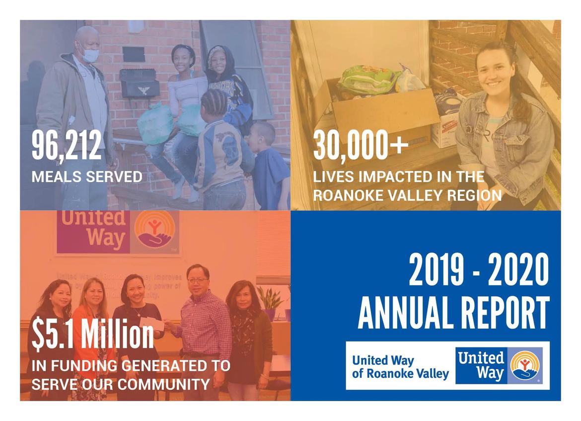 United Way of Roanoke Valley Annual Report 2019-2020